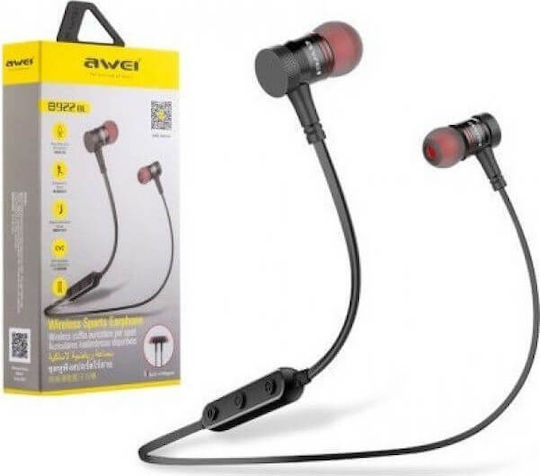 Awei B922BL In-Ear Bluetooth-Freisprecheinrichtung Kopfhörer mit Schweißresistenz Schwarz
