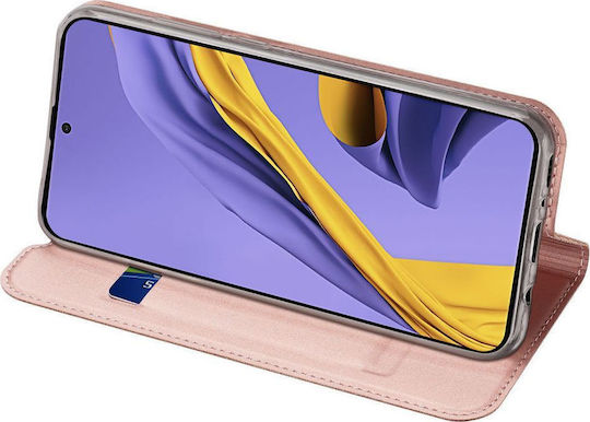 Dux Ducis Skin Pro Buchen Sie Synthetisches Leder Rose Gold (Galaxy A41)