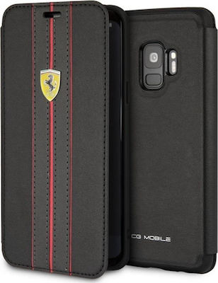 Ferrari Urban Book Μαύρο (Galaxy S9)
