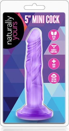 Naturally Yours Mini Realistisches Dildo Mit Saugnapf Lila 15cm