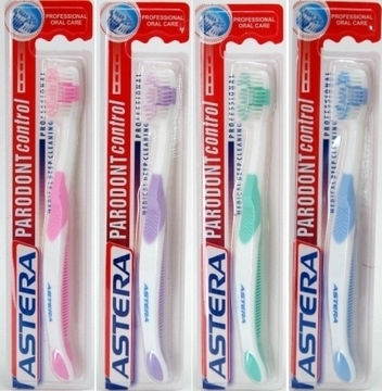 Astera Paradont Control Manual Toothbrush Medium Blue 1pcs