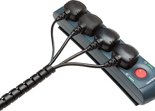 Fellowes Σπιράλ Καλωδίων CableZip 20mm 2m Μαύρο 1τμχ
