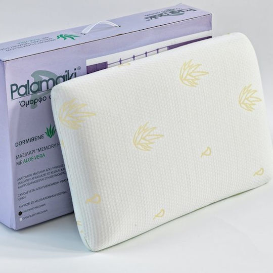 Palamaiki Comfort Aloe Vera Bed Pillow Memory Foam Anatomic 50x70cm