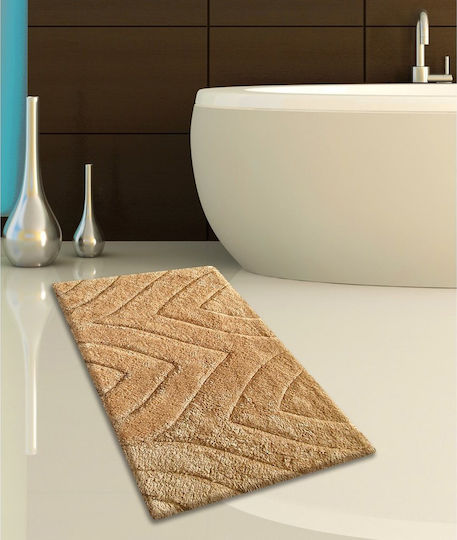San Lorentzo Badematte Baumwolle Rechteckig 105 105 Beige Beige 50x80cm
