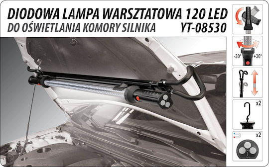 Yato Battery Workshop Light LED IP20 with Brightness up to 350lm