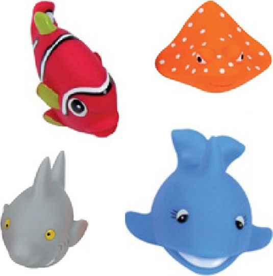 Ludi Fish Water Faces for 10++ Months 4pcs