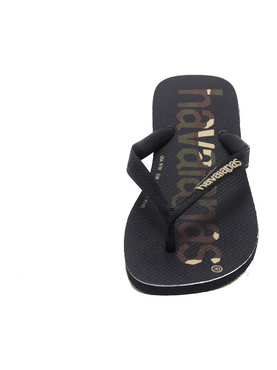 Top Logomania FC Men's Flip Flops Black