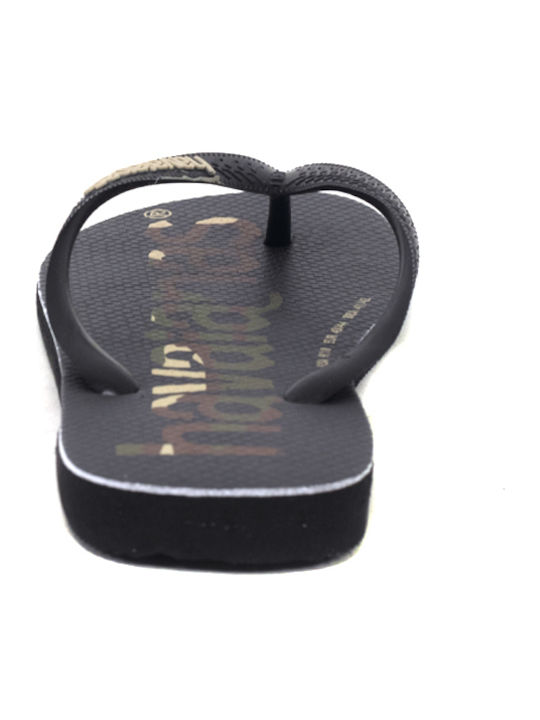 Top Logomania FC Men's Flip Flops Black