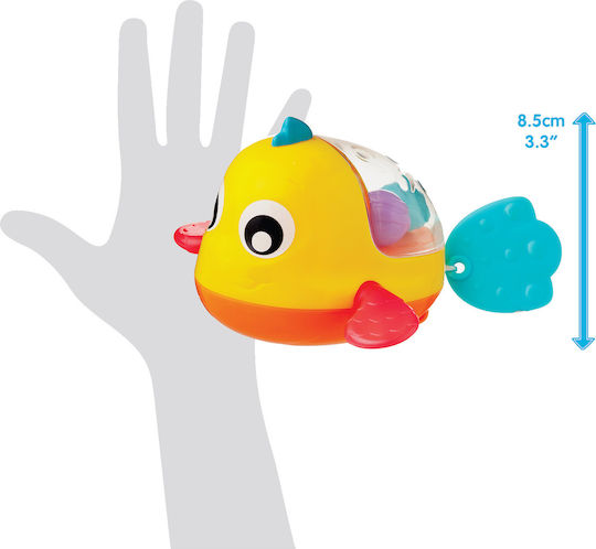 Playgro Paddling Bath Fish Bath Toy Yellow for 12++ Months (Various Designs/Assortment of Designs) 1pc