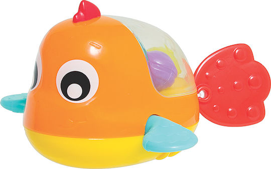 Playgro Paddling Bath Fish Bath Toy Yellow for 12++ Months (Various Designs/Assortment of Designs) 1pc