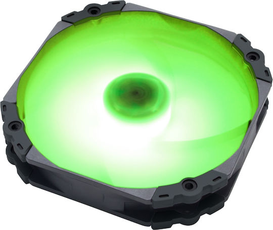 Scythe Kaze Flex RGB Case Fan 140mm (1800rpm / 100.8cfm) με Σύνδεση 4-Pin PWM Λευκό