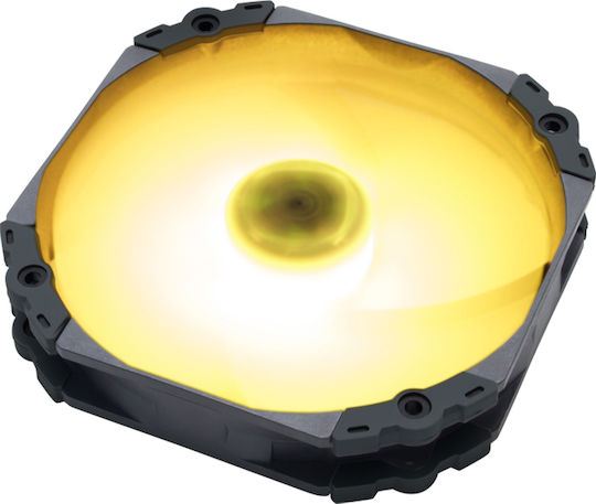 Scythe Kaze Flex RGB Case Fan 140mm (1800rpm / 100.8cfm) με Σύνδεση 4-Pin PWM Λευκό