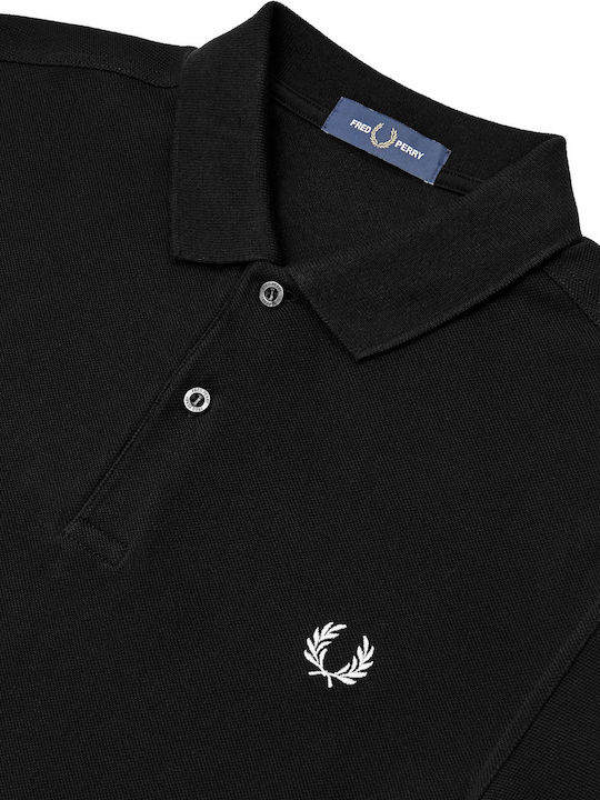 Polo Herrenbluse Kurzarm Schwarze