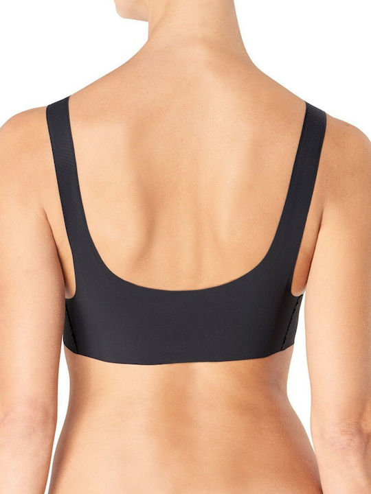 Sloggi Zero Feel Femei Sutien sport Push Up Negru cu umplutură