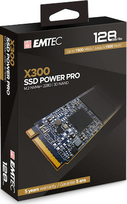 Emtec X300 M2 SSD Power Pro 128GB M.2 NVMe PCI Express 3.0