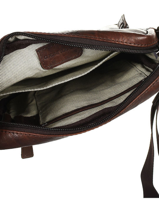 Leather Men's Bag Shoulder / Crossbody Brown