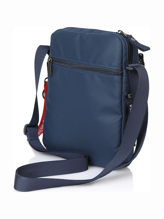 Herrentasche Schulter / Crossbody Blau