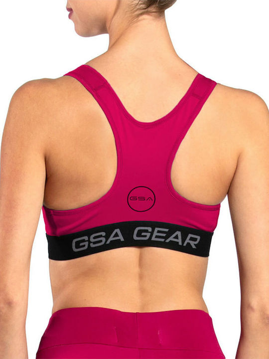 GSA UP & FIT Performance 17-27033 Women's Sports Bra without Padding Fuchsia