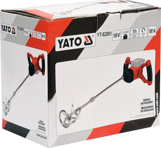 Yato Yato Battery Mixer 18V Solo with Mixing Attachment