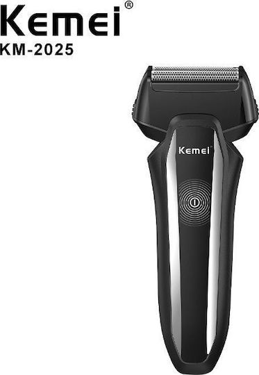 Kemei KM-2025 Foil Ξυριστική Μηχανή Προσώπου Επαναφορτιζόμενη