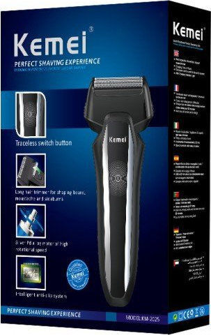 Kemei KM-2025 Foil Ξυριστική Μηχανή Προσώπου Επαναφορτιζόμενη