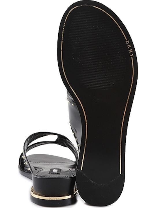 DKNY Della K1045790 Women's Flat Sandals In Black Colour