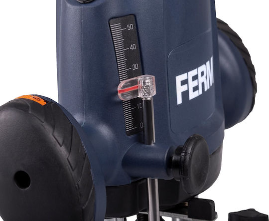 Ferm PRM1021 Κάθετη Φρέζα 1200W με Ρύθμιση Ταχύτητας και με Σύστημα Αναρρόφησης