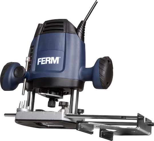 Ferm PRM1021 Κάθετη Φρέζα 1200W με Ρύθμιση Ταχύτητας και με Σύστημα Αναρρόφησης