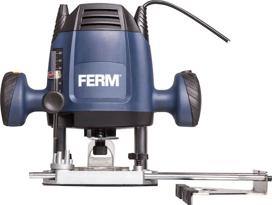 Ferm PRM1021 Κάθετη Φρέζα 1200W με Ρύθμιση Ταχύτητας και με Σύστημα Αναρρόφησης