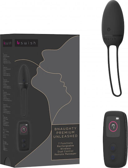 bswish Bnaughty Vibrator Egg with Remote Control 7cm Black