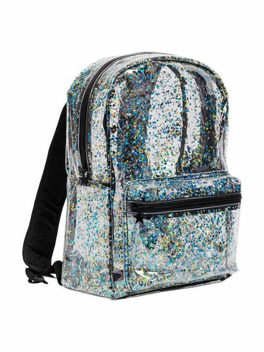 A Little Lovely Company Glitter Παιδική Τσάντα Πλάτης Μαύρη 24x11εκ.