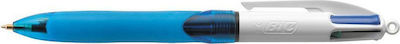 Bic 4 Colours Grip Pen Ballpoint 1mm with Multicolour Ink