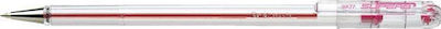 Pentel Superb Fine Point Pen Ballpoint 0.7mm with Pink Ink