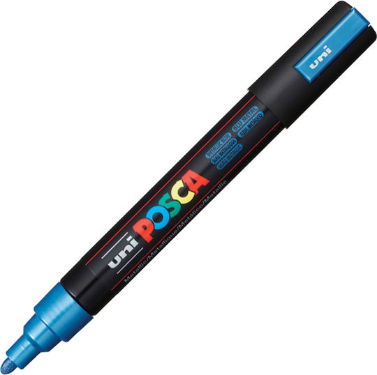 Posca PC-5M Маркери за Рисуване 2.5мм Син 6бр