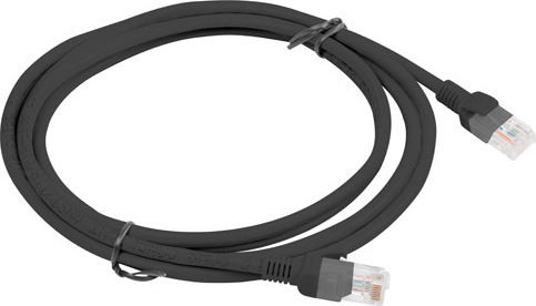 Lanberg U/UTP Kat.6 Ethernet-Netzwerkkabel 2m Schwarz 1Stück