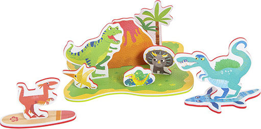 Tiger Tribe Dinosaur Island Bath Toy for 24++ Months