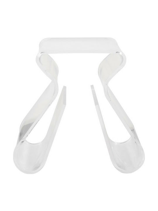 Hocker Für das Wohnzimmer Kunststoff Magino Transparent 42x29x43cm