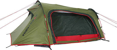 High Peak Sparrow Σκηνή Camping Τούνελ Πράσινη με Διπλό Πανί 4 Εποχών για 2 Άτομα 260x120x90εκ.