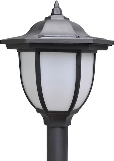 vidaXL Set of 4 Stake Solar Lights Lanterns Cold White with Photocell