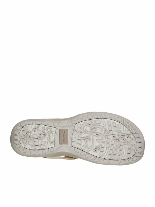 Reggae Slim Simply Stretch Sandale Casual Damă Din Piele Bej