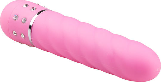 Easytoys Love Diamond Twisted Vibrator 11.4cm Pink