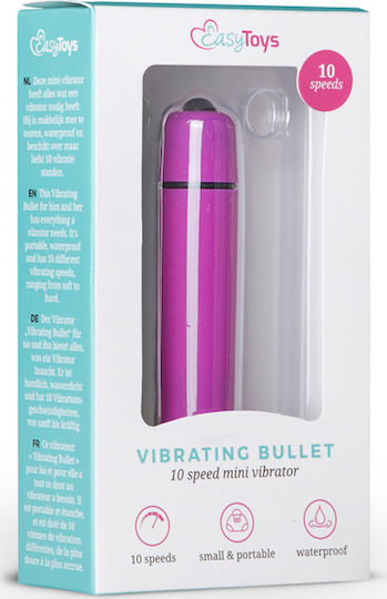 Easytoys Vibrating Bullet Mini Δονητής Bullet 9cm Purple