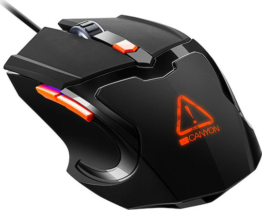 Canyon Vigil Gaming Ποντίκι 3200 DPI Μαύρο