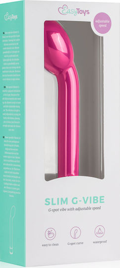 Easytoys Slim G-Vibe Vibrator G-Punkt 21cm Pink