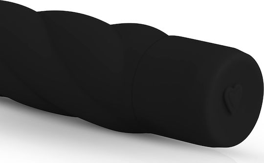 Easytoys Power Vibe Twisted Mini Реалистичен Вибратор 19см Черен
