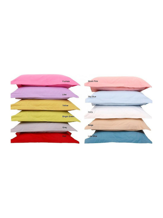 Anna Riska Prestige Βρεφική Μαξιλαροθήκη από 100% Βαμβάκι Ivory 30x40εκ.