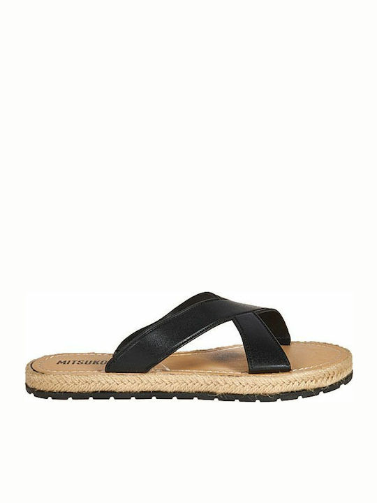 Mitsuko Frauen Flip Flops in Schwarz Farbe