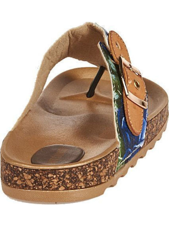 Women's Flat Sandals Blue