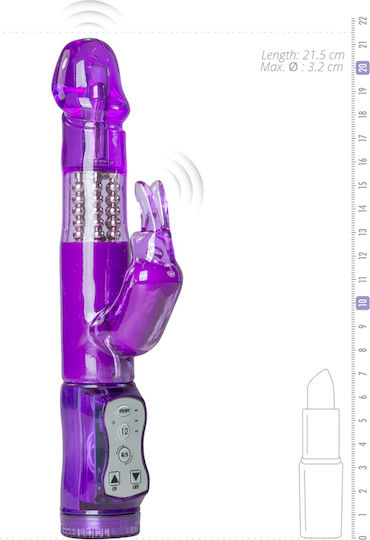 Easytoys Rabbit Vibrator Δονητής Rabbit 21.5cm Purple