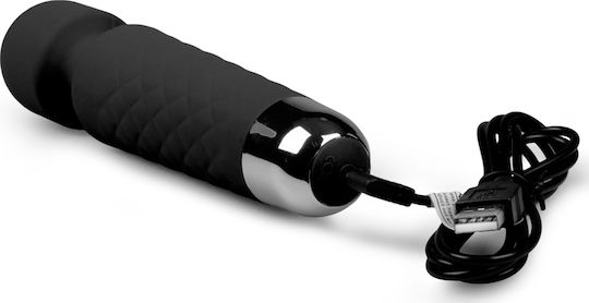 Easytoys Mini Wand Massage Vibrator Vibrator Massage 20cm Black